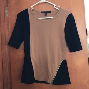 White House black market peplum top